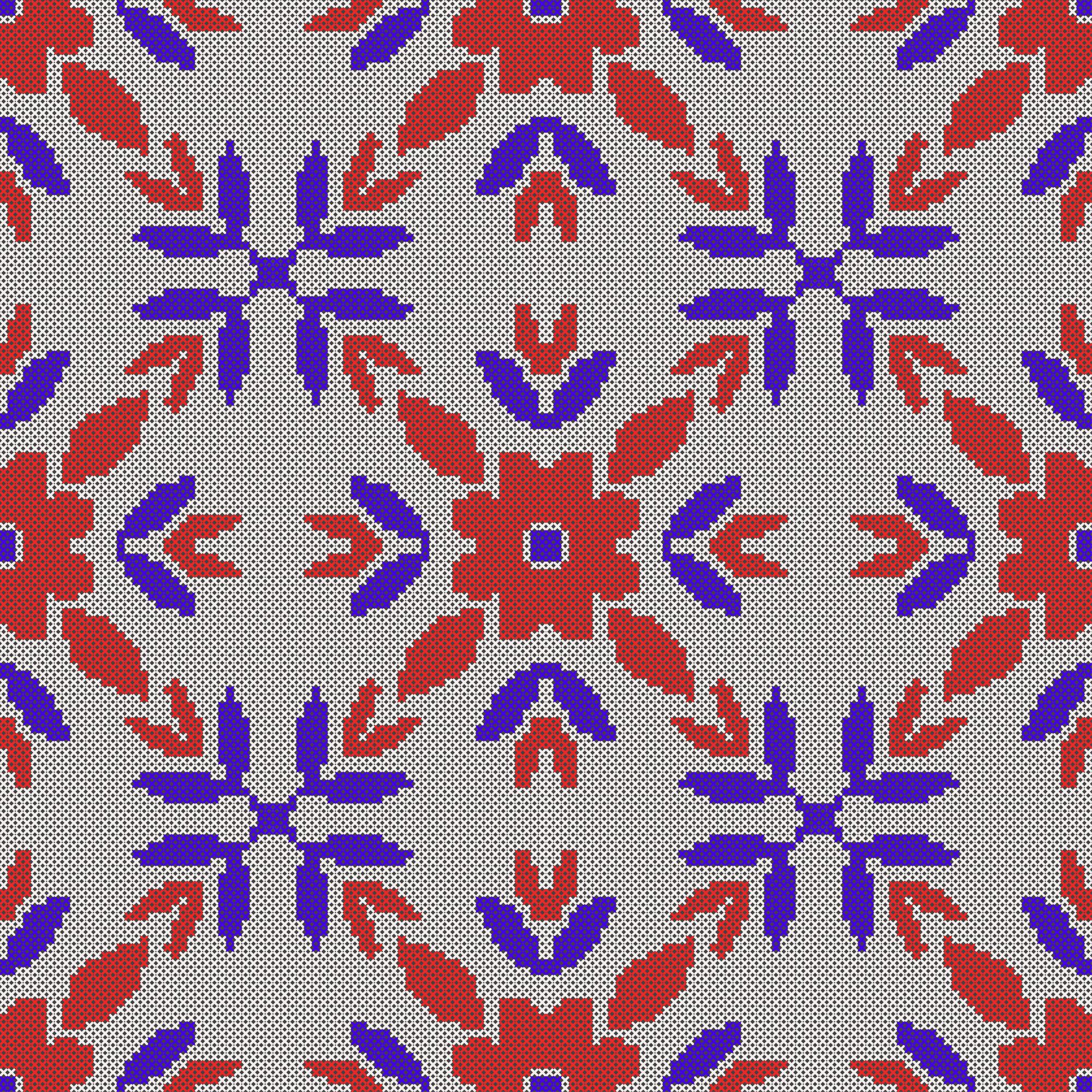 Finished embroidered textile laid flat